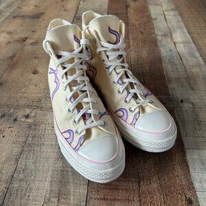Converse Chuck Taylor All Star High Top Sneakers Size 10 Unisex Canvas Multicolo